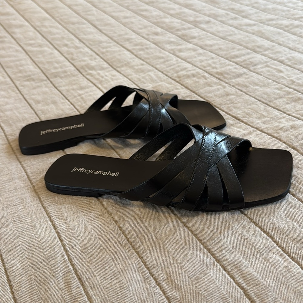 Jeffrey Campbell Black Sandals